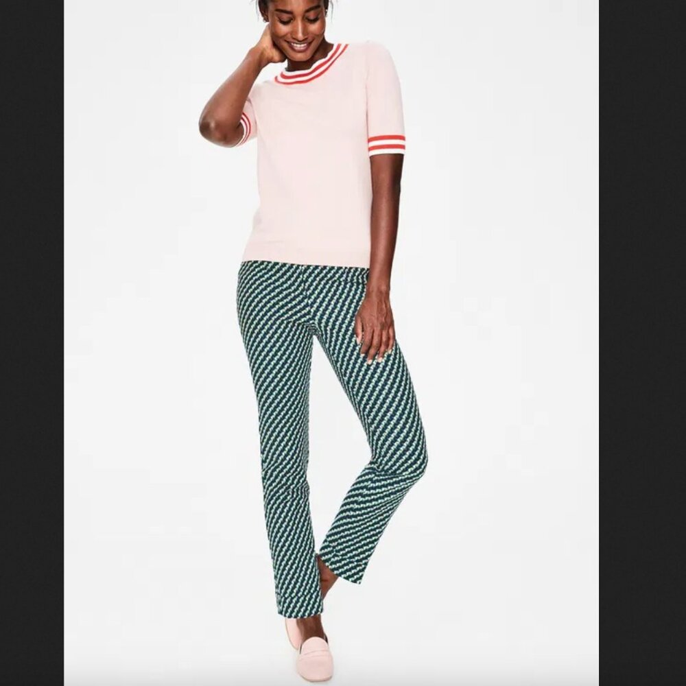 New! Boden Kensington Turn-Up Trousers